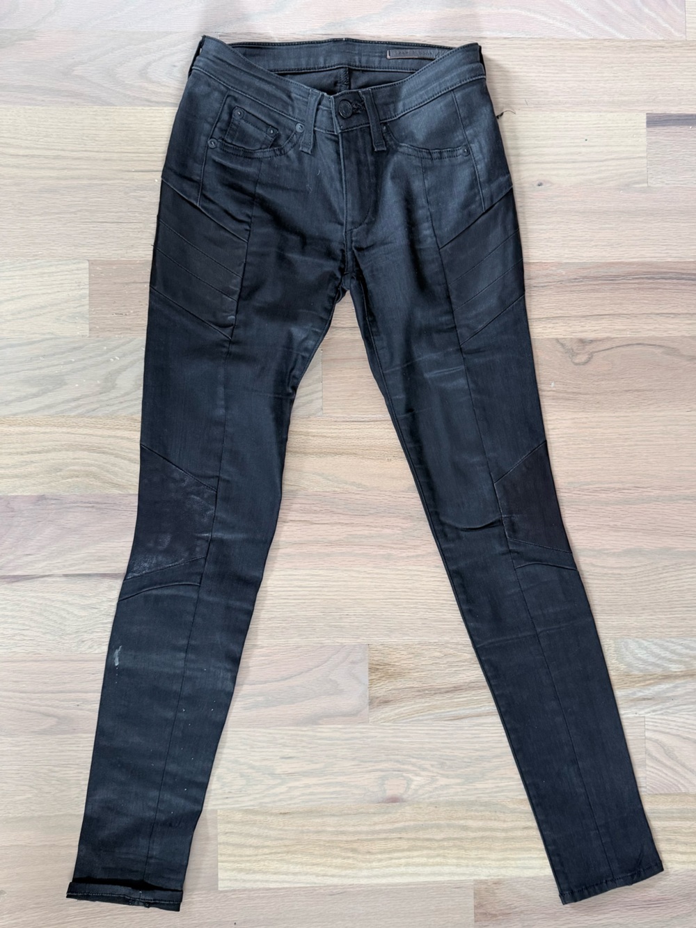 rag & bone Men's Black Skinny Jeans